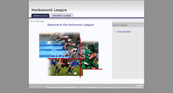 Desktop Screenshot of hockomockleague.org