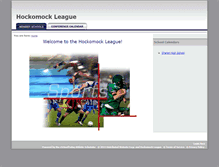 Tablet Screenshot of hockomockleague.org